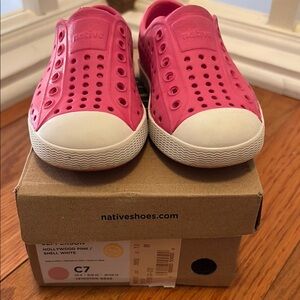 Native Pink and White Jefferson Shoes